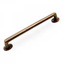 RK International [CP-811-AE] Solid Brass Cabinet Pull Handle - Distressed Rustic - Oversized - Antique English Finish - 8&quot; C/C - 9 1/8&quot; L