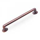 RK International [CP-811-DC] Solid Brass Cabinet Pull Handle - Distressed Rustic - Oversized - Distressed Copper Finish - 8&quot; C/C - 9 1/8&quot; L