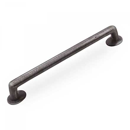 RK International [CP-811-DN] Solid Brass Cabinet Pull Handle - Distressed Rustic - Oversized - Distressed Nickel Finish - 8" C/C - 9 1/8" L