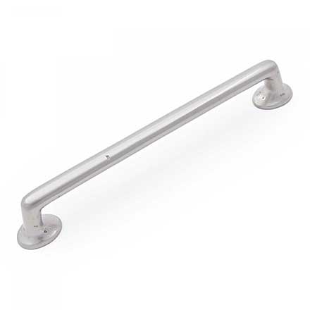 RK International [CP-811-P] Solid Brass Cabinet Pull Handle - Distressed Rustic - Oversized - Satin Nickel Finish - 8" C/C - 9 1/8" L