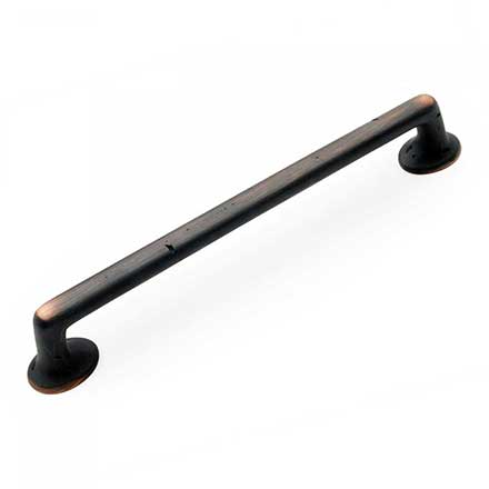 RK International [CP-811-VB] Solid Brass Cabinet Pull Handle - Distressed Rustic - Oversized - Valencia Bronze Finish - 8" C/C - 9 1/8" L