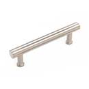 RK International [CP-845-P] Solid Brass Cabinet Pull Handle - Florian Series - Standard Size - Satin Nickel Finish - 96mm C/C - 5" L