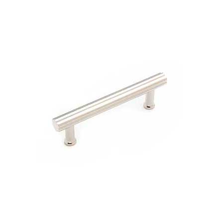 RK International [CP-845-PN] Solid Brass Cabinet Pull Handle - Florian Series - Standard Size - Polished Nickel Finish - 96mm C/C - 5&quot; L