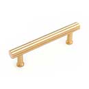 RK International [CP-845-SB] Solid Brass Cabinet Pull Handle - Florian Series - Standard Size - Satin Brass Finish - 96mm C/C - 5" L