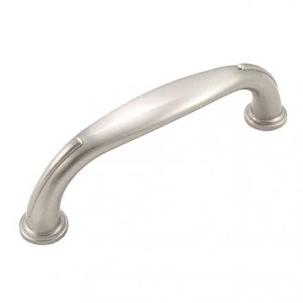RK International [CP-626-P] Die Cast Zinc Cabinet Pull Handle - Fullerton Series - Standard Size - Satin Nickel Finish - 96mm C/C - 4 5/8" L