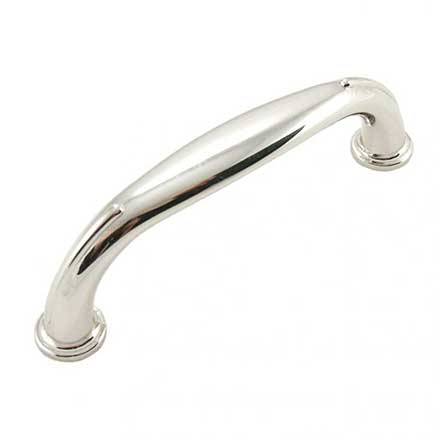 RK International [CP-626-PN] Die Cast Zinc Cabinet Pull Handle - Fullerton Series - Standard Size - Polished Nickel Finish - 96mm C/C - 4 5/8&quot; L