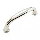 RK International [CP-626-PN] Die Cast Zinc Cabinet Pull Handle - Fullerton Series - Standard Size - Polished Nickel Finish - 96mm C/C - 4 5/8&quot; L