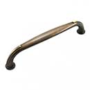 RK International [CP-627-BE] Die Cast Zinc Cabinet Pull Handle - Fullerton Series - Oversized - Brushed English Finish - 6" C/C - 6 5/8" L