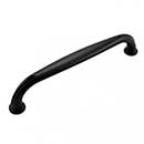 RK International [CP-627-BL] Die Cast Zinc Cabinet Pull Handle - Fullerton Series - Oversized - Black Finish - 6" C/C - 6 5/8" L