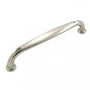 RK International [CP-627-P] Die Cast Zinc Cabinet Pull Handle - Fullerton Series - Oversized - Satin Nickel Finish - 6" C/C - 6 5/8" L
