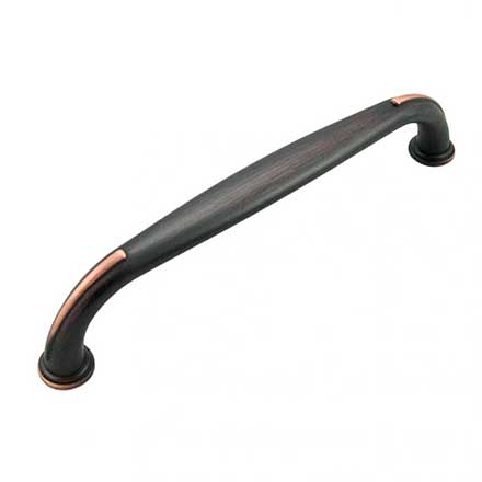 RK International [CP-627-VB] Die Cast Zinc Cabinet Pull Handle - Fullerton Series - Oversized - Valencia Bronze Finish - 6&quot; C/C - 6 5/8&quot; L