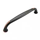 RK International [CP-627-VB] Die Cast Zinc Cabinet Pull Handle - Fullerton Series - Oversized - Valencia Bronze Finish - 6" C/C - 6 5/8" L