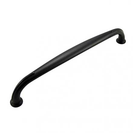 RK International [CP-628-BL] Die Cast Zinc Cabinet Pull Handle - Fullerton Series - Oversized - Black Finish - 8" C/C - 8 5/8" L