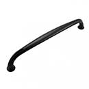 RK International [CP-628-BL] Die Cast Zinc Cabinet Pull Handle - Fullerton Series - Oversized - Black Finish - 8" C/C - 8 5/8" L