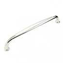 RK International [CP-628-PN] Die Cast Zinc Cabinet Pull Handle - Fullerton Series - Oversized - Polished Nickel Finish - 8&quot; C/C - 8 5/8&quot; L