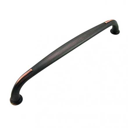 RK International [CP-628-VB] Die Cast Zinc Cabinet Pull Handle - Fullerton Series - Oversized - Valencia Bronze Finish - 8" C/C - 8 5/8" L