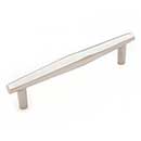 RK International [CP-826-P] Solid Brass Cabinet Pull Handle - Gibraltar Series - Oversized - Satin Nickel Finish - 5" C/C - 6 3/16" L