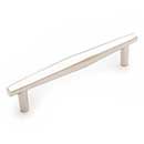 RK International [CP-826-PN] Solid Brass Cabinet Pull Handle - Gibraltar Series - Oversized - Polished Nickel Finish - 5&quot; C/C - 6 3/16&quot; L