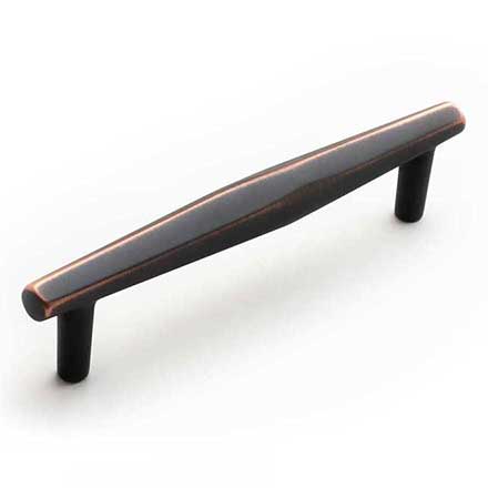 RK International [CP-826-VB] Solid Brass Cabinet Pull Handle - Gibraltar Series - Oversized - Valencia Bronze Finish - 5" C/C - 6 3/16" L