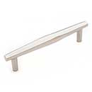 RK International [CP-826-P] Solid Brass Cabinet Pull Handle - Gibraltar Series - Oversized - Satin Nickel Finish - 5&quot; C/C - 6 3/16&quot; L