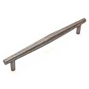 RK International [CP-827-WN] Solid Brass Cabinet Pull Handle - Gibraltar Series - Oversized - Weathered Nickel Finish - 8&quot; C/C - 9 3/16&quot; L