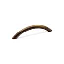 RK International [CP-3716-AE] Solid Brass Cabinet Pull Handle - Half Moon - Standard Size - Antique English Finish - 3 1/2" C/C - 4 1/4" L