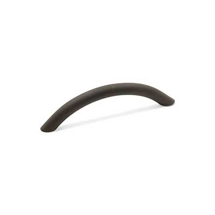 RK International [CP-3716-RB] Solid Brass Cabinet Pull Handle - Half Moon - Standard Size - Oil Rubbed Bronze Finish - 3 1/2" C/C - 4 1/4" L