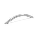 RK International [CP-3717-P] Solid Brass Cabinet Pull Handle - Half Moon - Standard Size - Satin Nickel Finish - 4" C/C - 4 3/4" L