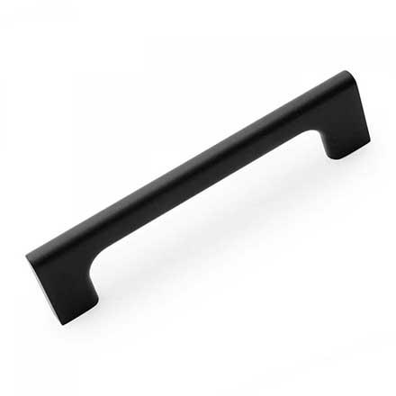 RK International [CP-683-BL] Die Cast Zinc Cabinet Pull Handle - Hampton Series - Oversized - Flat Black Finish - 5" C/C - 5 3/4" L