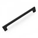 RK International [CP-684-BL] Die Cast Zinc Cabinet Pull Handle - Hampton Series - Oversized - Flat Black Finish - 8&quot; C/C - 8 3/4&quot; L