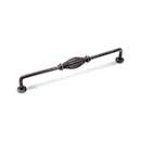 RK International [CP-3719-DN] Solid Brass Cabinet Pull Handle - Indian Drum - Oversized - Distressed Nickel Finish - 8&quot; C/C - 8 3/4&quot; L