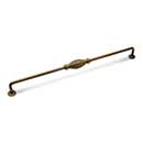 RK International [CP-3720-AE] Solid Brass Cabinet Pull Handle - Indian Drum - Oversized - Antique English Finish - 12&quot; C/C - 12 3/4&quot; L