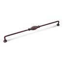 RK International [CP-3720-DC] Solid Brass Cabinet Pull Handle - Indian Drum - Oversized - Distressed Copper Finish - 12&quot; C/C - 12 3/4&quot; L