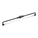RK International [CP-3720-DN] Solid Brass Cabinet Pull Handle - Indian Drum - Oversized - Distressed Nickel Finish - 12&quot; C/C - 12 3/4&quot; L