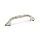 RK International [CP-853-PN] Solid Brass Cabinet Pull Handle - Ornate Bow w/ Lines & Crosses - Standard Size - Polished Nickel Finish - 3" C/C - 4 1/4" L