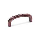 RK International [CP-856-DC] Solid Brass Cabinet Pull Handle - Lines &amp; Crosses - Standard Size - Distressed Copper Finish - 3&quot; C/C - 3 3/8&quot; L