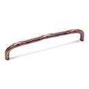 RK International [CP-858-DC] Solid Brass Cabinet Pull Handle - Lines &amp; Crosses - Oversized - Distressed Copper Finish - 8&quot; C/C - 8 3/8&quot; L
