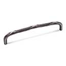 RK International [CP-858-DN] Solid Brass Cabinet Pull Handle - Lines &amp; Crosses - Oversized - Distressed Nickel Finish - 8&quot; C/C - 8 3/8&quot; L