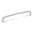 RK International [CP-858-P] Solid Brass Cabinet Pull Handle - Lines &amp; Crosses - Oversized - Satin Nickel Finish - 8&quot; C/C - 8 3/8&quot; L