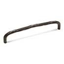 RK International [CP-858-RB] Solid Brass Cabinet Pull Handle - Lines &amp; Crosses - Oversized - Oil Rubbed Bronze Finish - 8&quot; C/C - 8 3/8&quot; L