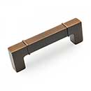 RK International [CP-631-BE] Die Cast Zinc Cabinet Pull Handle - Newbury Series - Standard Size - Brushed English Finish - 96mm C/C - 4 3/8&quot; L