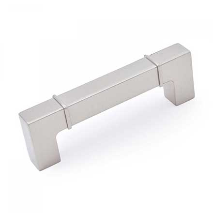 RK International [CP-631-P] Die Cast Zinc Cabinet Pull Handle - Newbury Series - Standard Size - Satin Nickel Finish - 96mm C/C - 4 3/8" L