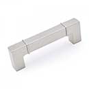 RK International [CP-631-P] Die Cast Zinc Cabinet Pull Handle - Newbury Series - Standard Size - Satin Nickel Finish - 96mm C/C - 4 3/8&quot; L