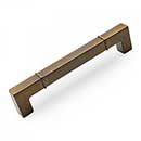 RK International [CP-632-BE] Die Cast Zinc Cabinet Pull Handle - Newbury Series - Oversized - Brushed English Finish - 6" C/C - 6 9/16" L