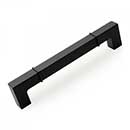 RK International [CP-632-BL] Die Cast Zinc Cabinet Pull Handle - Newbury Series - Oversized - Flat Black Finish - 6&quot; C/C - 6 9/16&quot; L