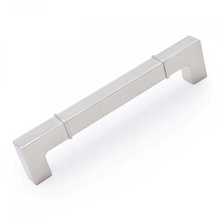 RK International [CP-632-P] Die Cast Zinc Cabinet Pull Handle - Newbury Series - Oversized - Satin Nickel Finish - 6" C/C - 6 9/16" L