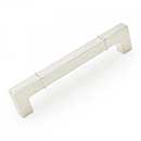 RK International [CP-632-PN] Die Cast Zinc Cabinet Pull Handle - Newbury Series - Oversized - Polished Nickel Finish - 6" C/C - 6 9/16" L