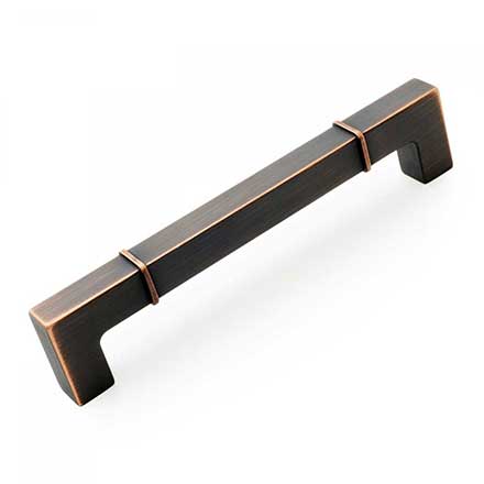 RK International [CP-632-VB] Die Cast Zinc Cabinet Pull Handle - Newbury Series - Oversized - Valencia Bronze Finish - 6&quot; C/C - 6 9/16&quot; L