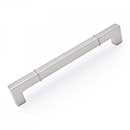RK International [CP-633-P] Die Cast Zinc Cabinet Pull Handle - Newbury Series - Oversized - Satin Nickel Finish - 8" C/C - 8 9/16" L