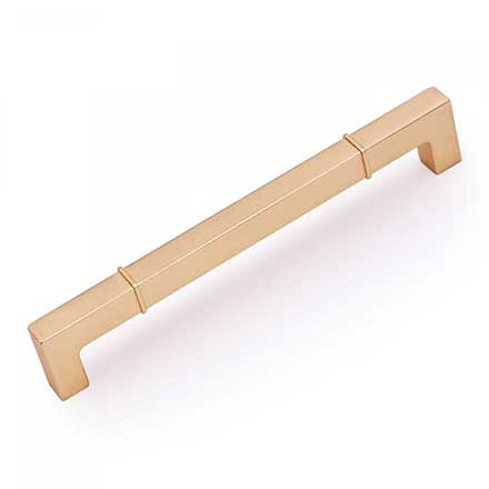 RK International [CP-633-SG] Die Cast Zinc Cabinet Pull Handle - Newbury Series - Oversized - Satin Gold Finish - 8" C/C - 8 9/16" L